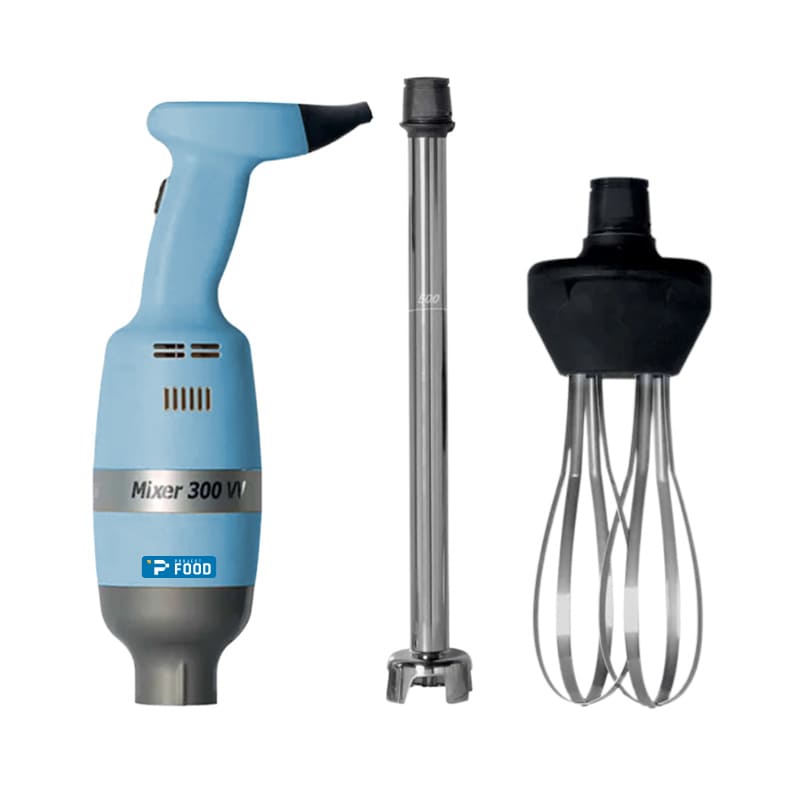 Mixer a immersione 250 watt con variatore, mescolatore 500 mm e frusta 330 mm
